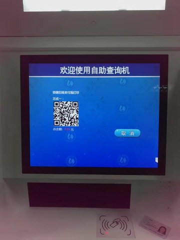 查问打印付费界面