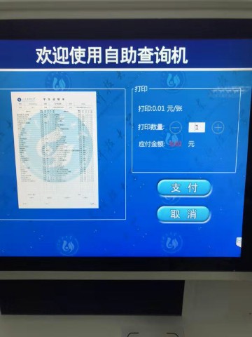 查问打印界面